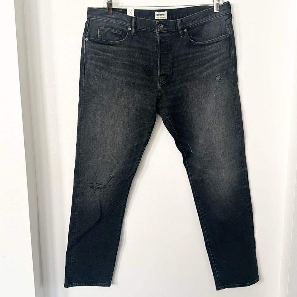 Todd Snyder Black Men’s Distressed Denim Jeans 38/32